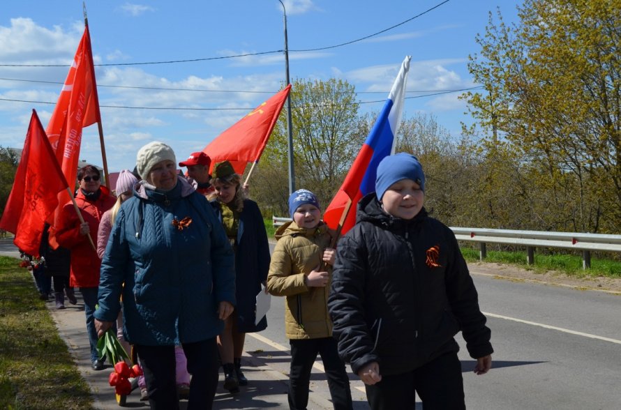 9 мая в д. Коростынь состоялся торжественный митинг у Обелиска. 