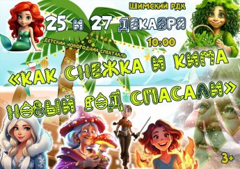 Детский новогодний спектакль "Как Снежка и Кима Новый год спасали"