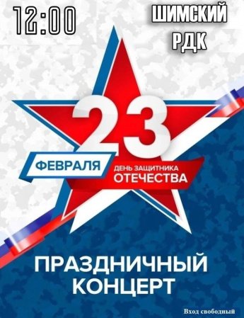 Праздничный концерт посвященный 23 февраля