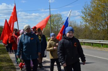 9 мая в д. Коростынь состоялся торжественный митинг у Обелиска. 
